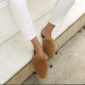 Jenni Kayne Shearling Mules BRAND NEW